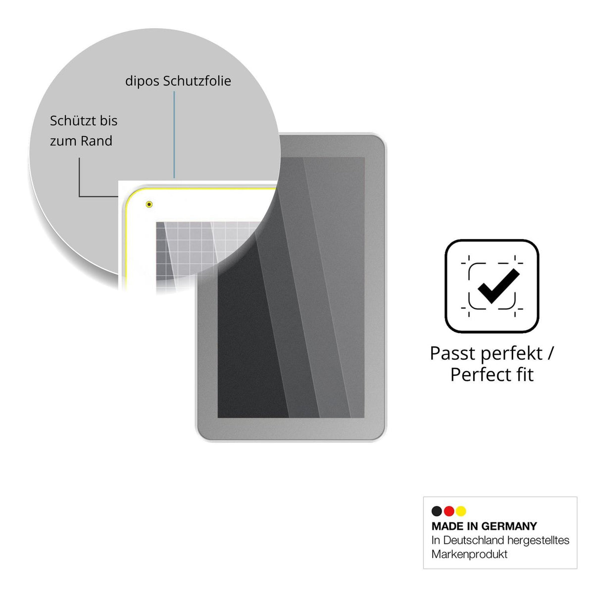Screen Protector for Myria Cozy MY8302 Privacy Filter 4-Way Protection dipos