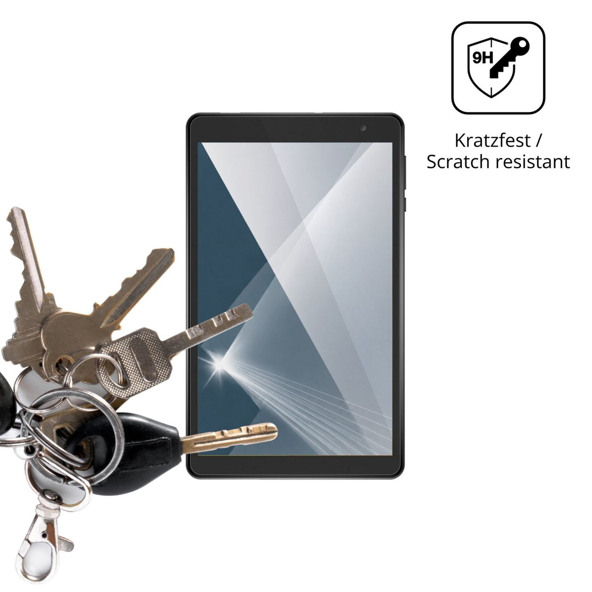 dipos Displayschutz für N-one NPad Mini, transparente Oberfläche, perfekte Passform auch für die Rundungen