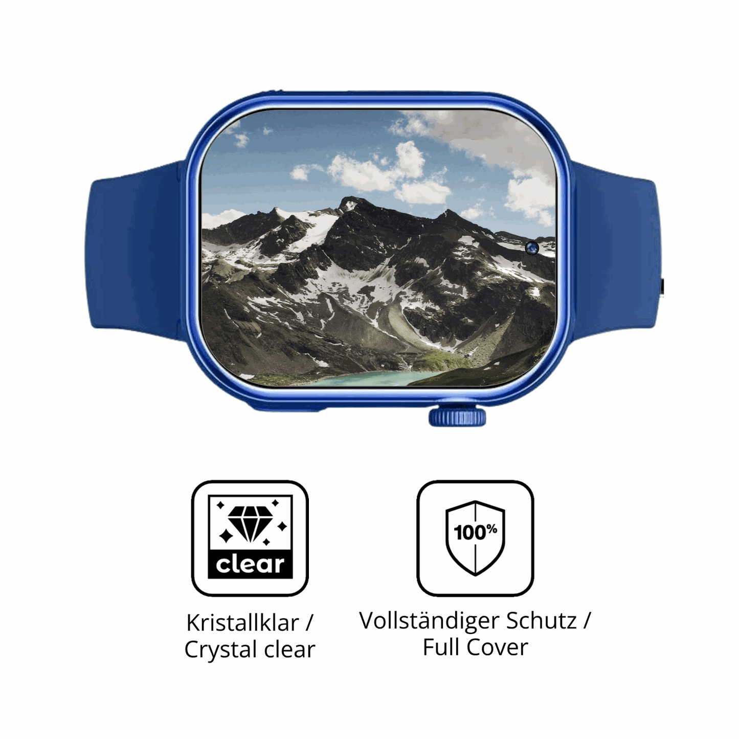 Dünne und klare Folie passend zugeschnitten für Naixues Kids Smartwatch GPS