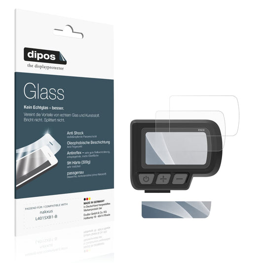 2x Screen Protector for nakxus L401SXB1-B matte Flexible Glass 9H dipos