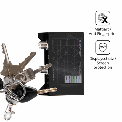 dipos Displayschutz für NanoVNA SAA2N, mattierte Oberfläche, Blickschutzfilter und perfekter Passform