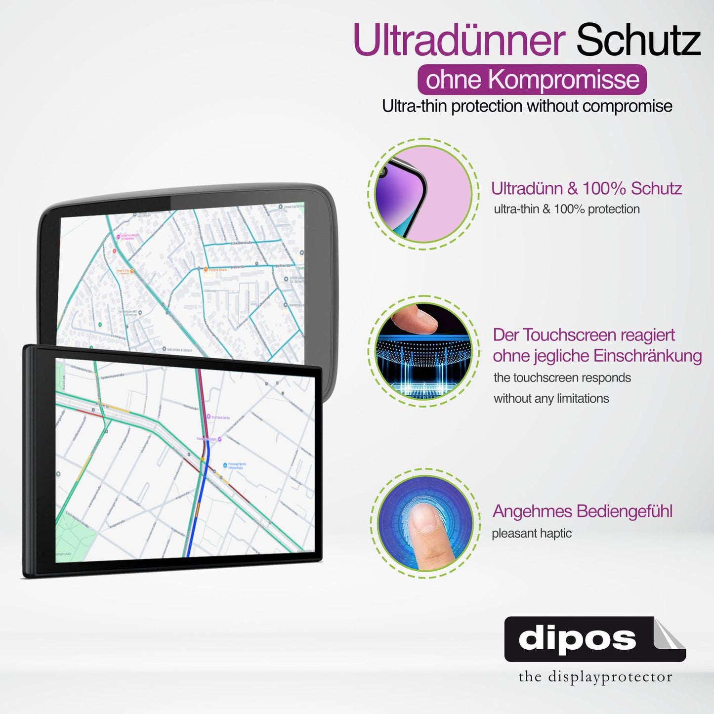 2x Screen Protector for Carpuride W603 6.3 Protection Crystal Clear dipos