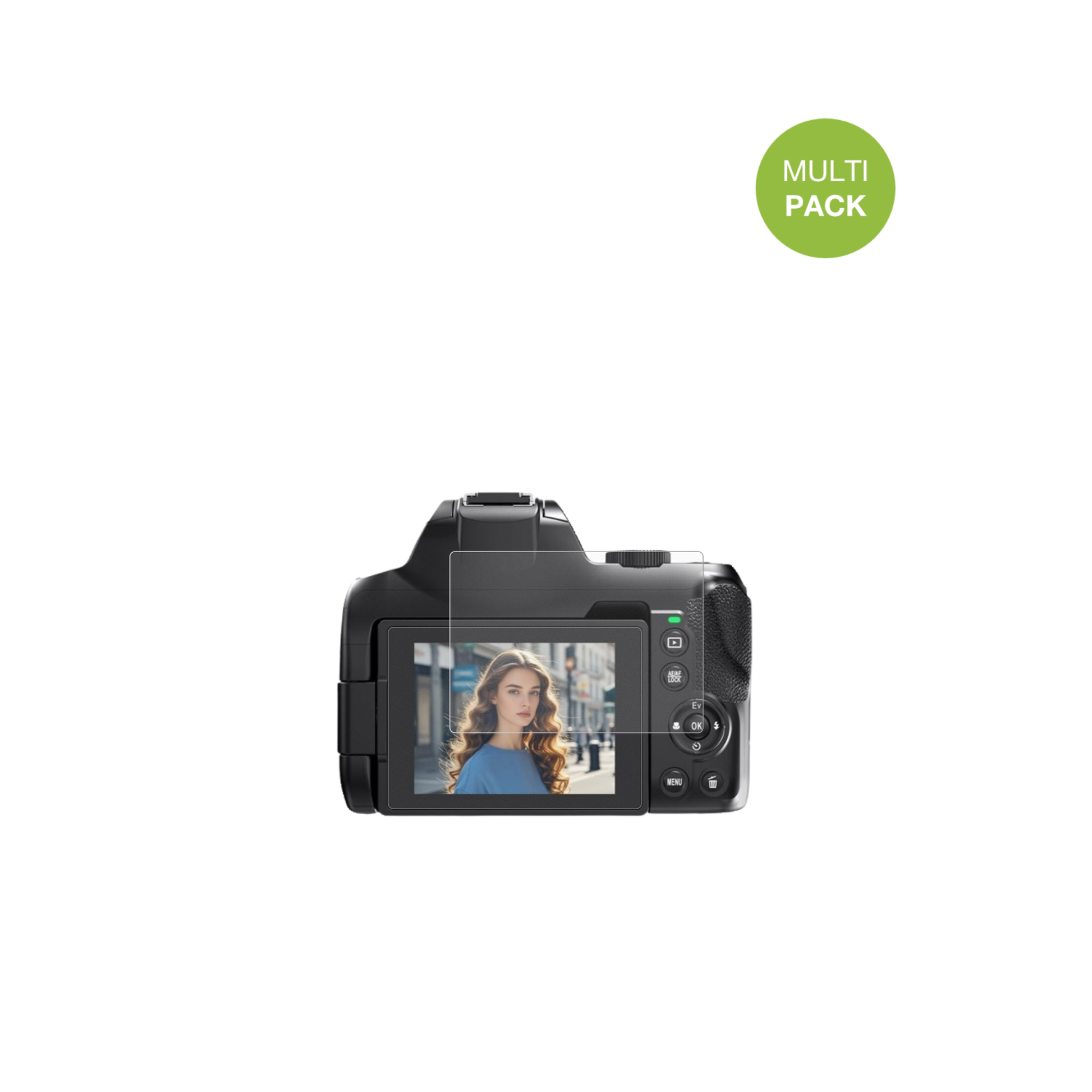 NBD4K 64MP mit aufgebrachter dipos Displayschutzfolie, die lästige Fingerabdrücke minimiert