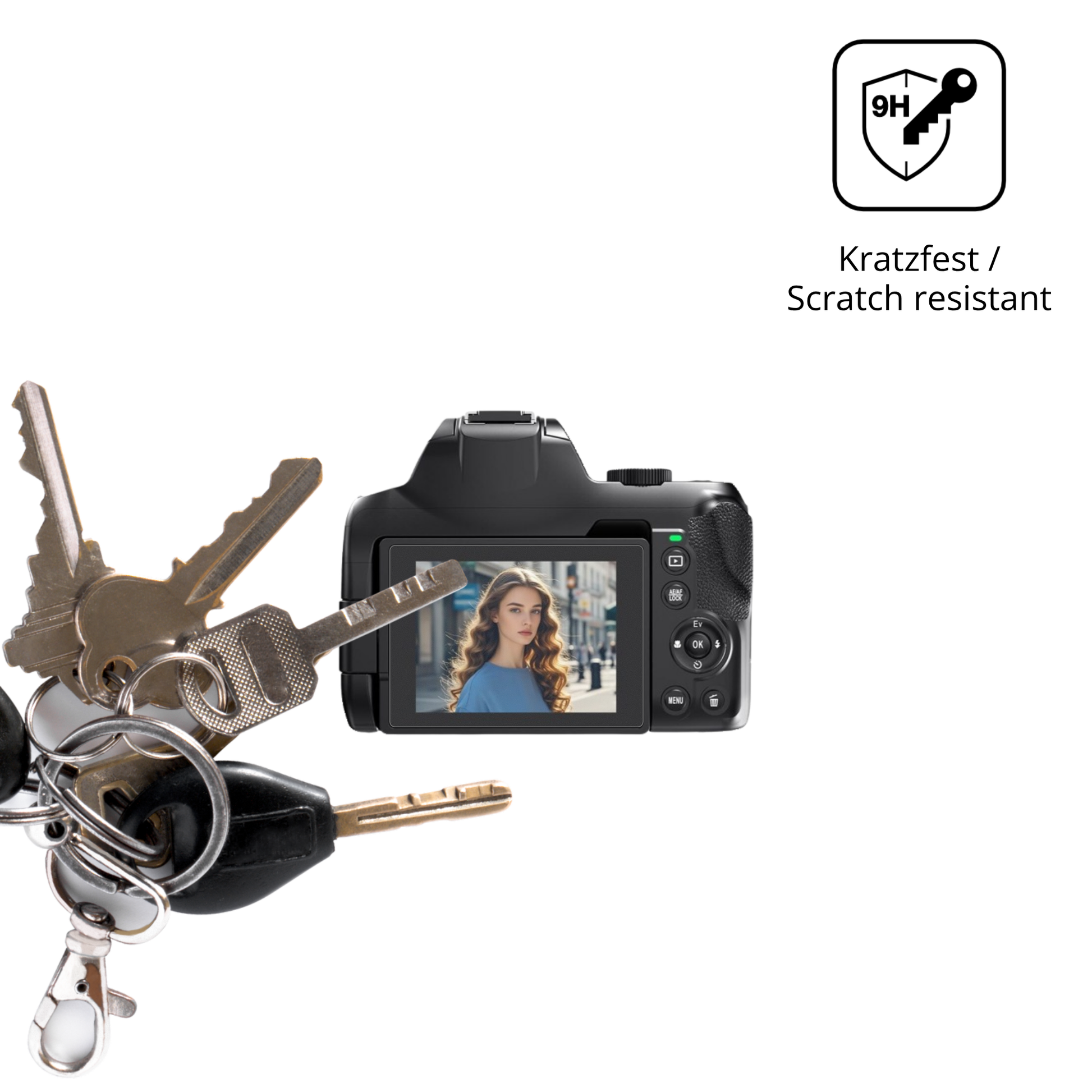 dipos Displayschutz für NBD 4K 64MP, mattierte Oberfläche, robuste Festigkeit und perfekte Passform
