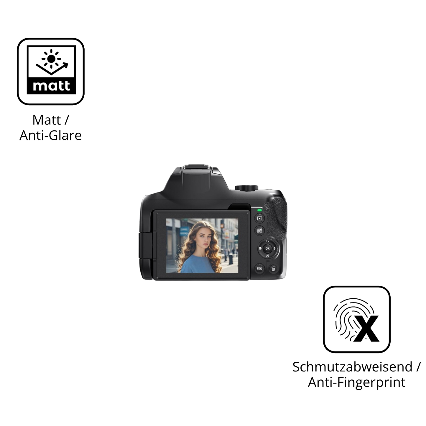 9H Hartbeschichtete, flexible Folie passend zugeschnitten für NBD 4K 64MP