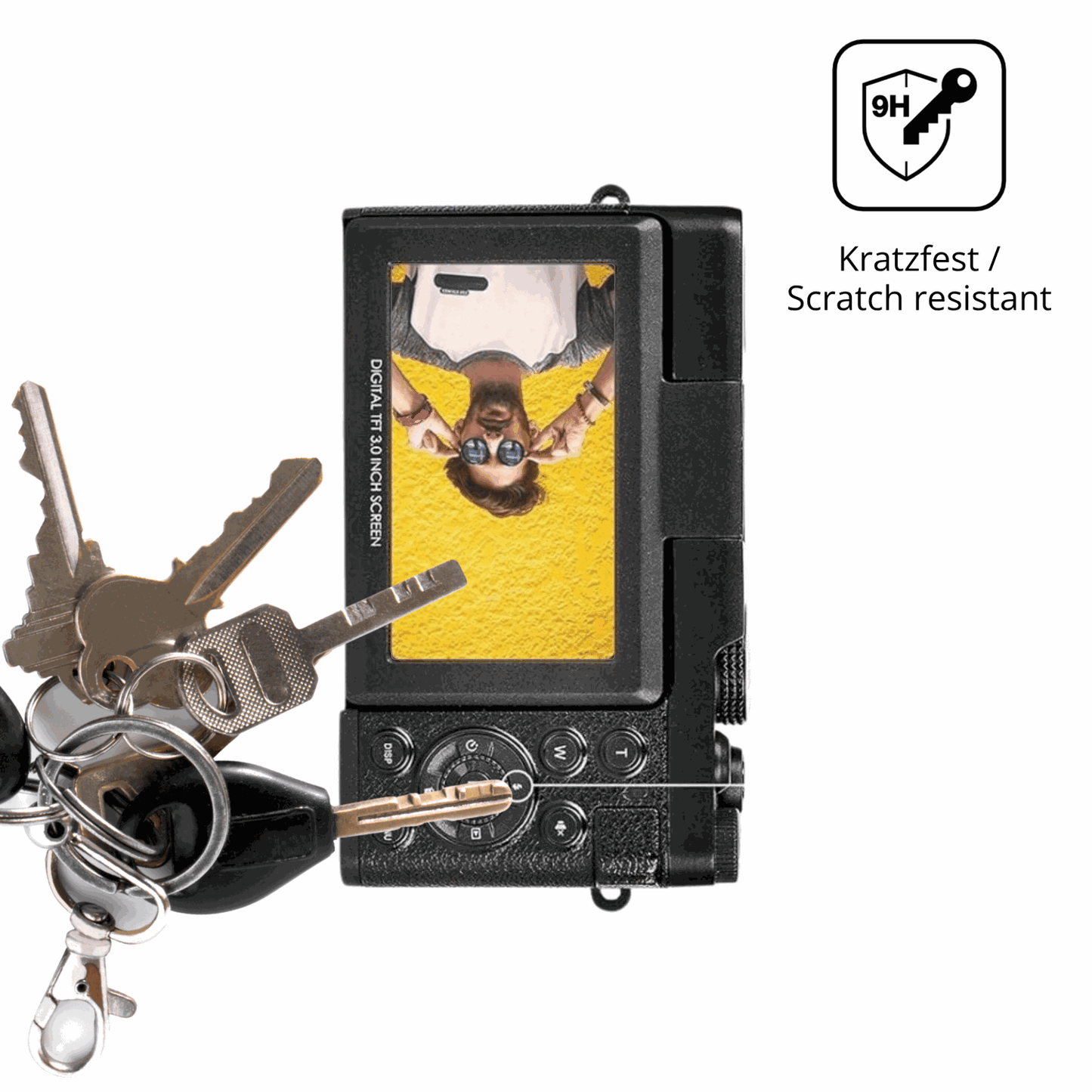 dipos Displayschutz für NBD K100C, mattierte Oberfläche, robuste Festigkeit und perfekte Passform