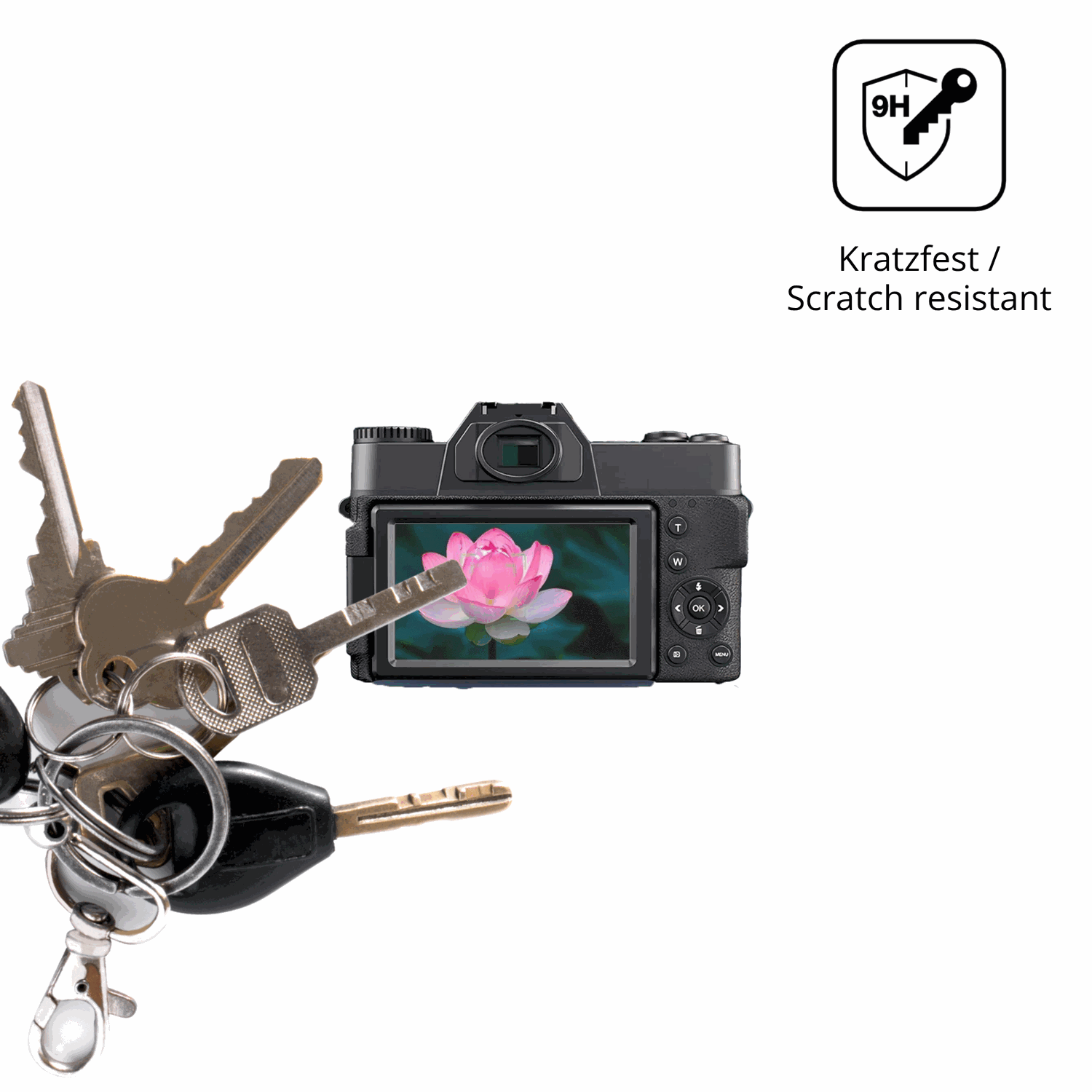 dipos Displayschutz für Neksong Norwiss CHY0028, mattierte Oberfläche, robuste Festigkeit und perfekte Passform