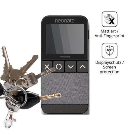 dipos Displayschutz für Neonate N65 2.0, mattierte Oberfläche, Blickschutzfilter und perfekter Passform
