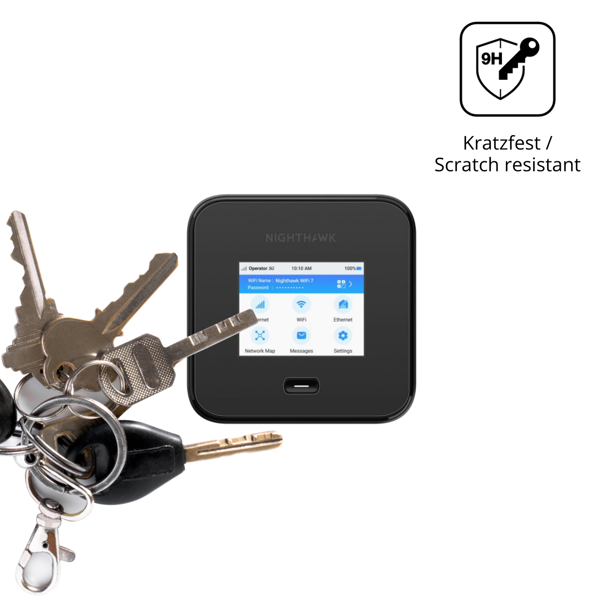 dipos Displayschutz für Netgear Nighthawk M7 Pro, mattierte Oberfläche, robuste Festigkeit und perfekte Passform