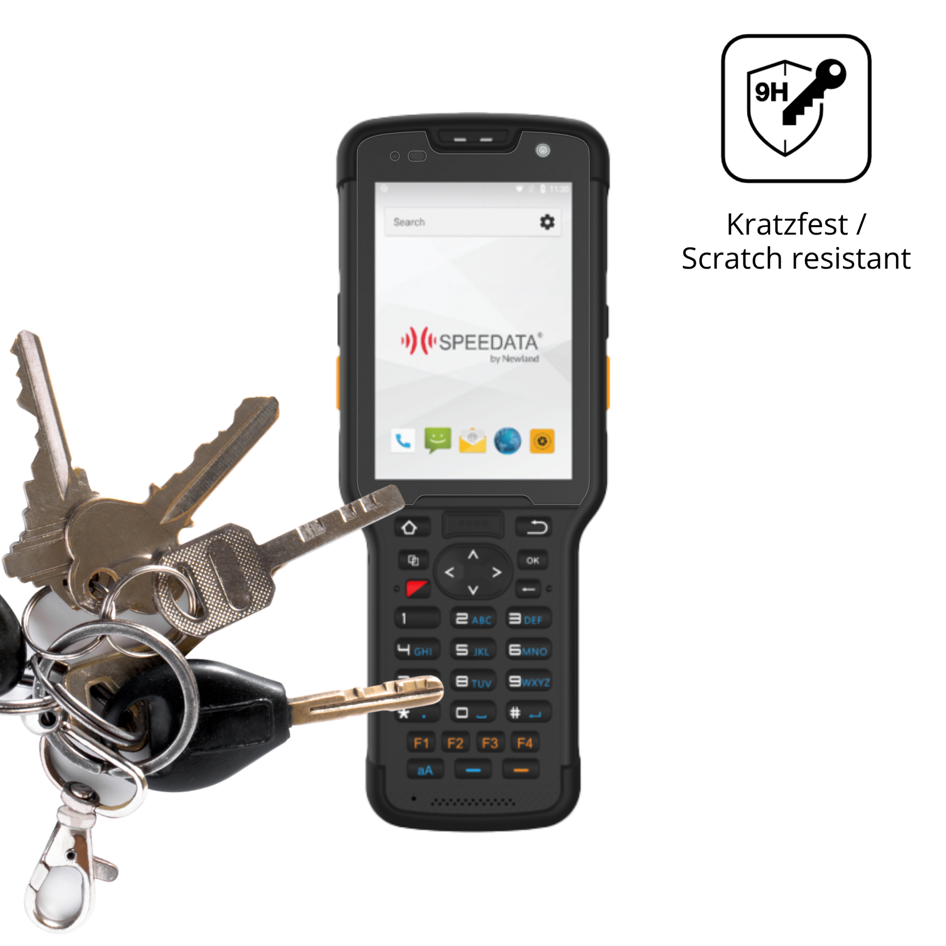 dipos Displayschutz für Newland Speedata SD35 Leo, mattierte Oberfläche, robuste Festigkeit und perfekte Passform