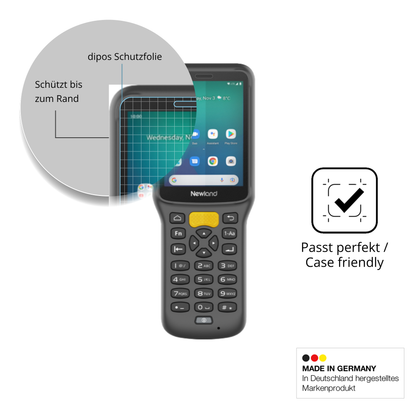 Schutzglasfolie mit optimaler Passform, zur Verwendung mit Hüllen geeignet