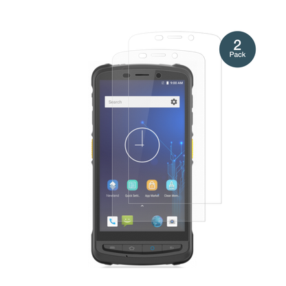 NewlandMT9055 Orca III mit aufgebrachter dipos Panzerfolie, die lästige Fingerabdrücke minimiert