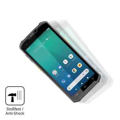 Schutz gegen Kratzer auf dem Newland MT93 Glas durch Schlüssel, Stöße gegen die Tischkante oder Stürze