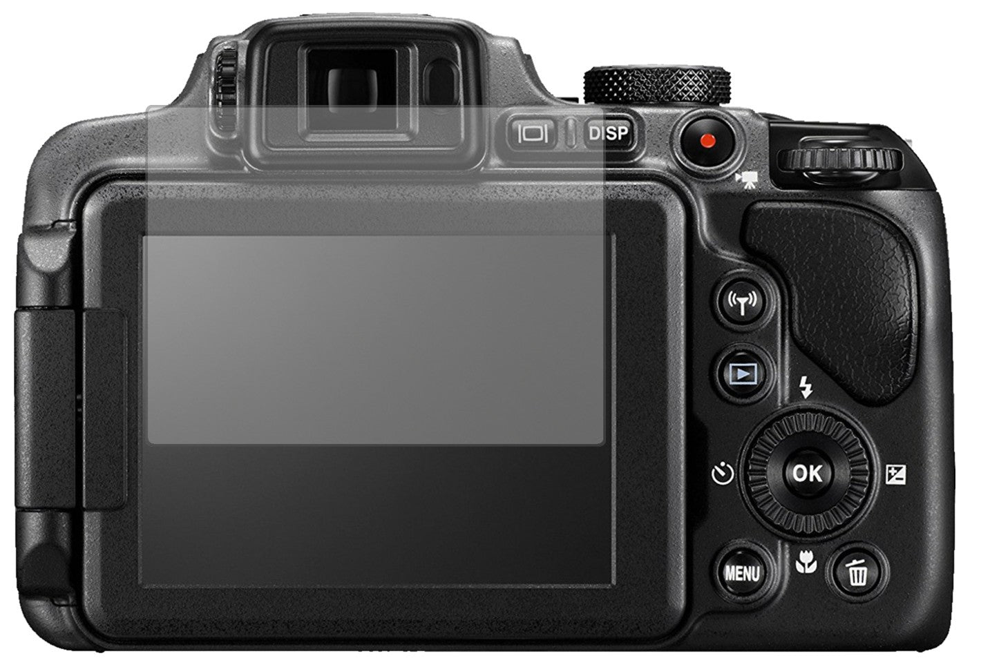dipos Displayschutz für Nikon Coolpix B600, mattierte Oberfläche, geringe Dicke und perfekte Passform