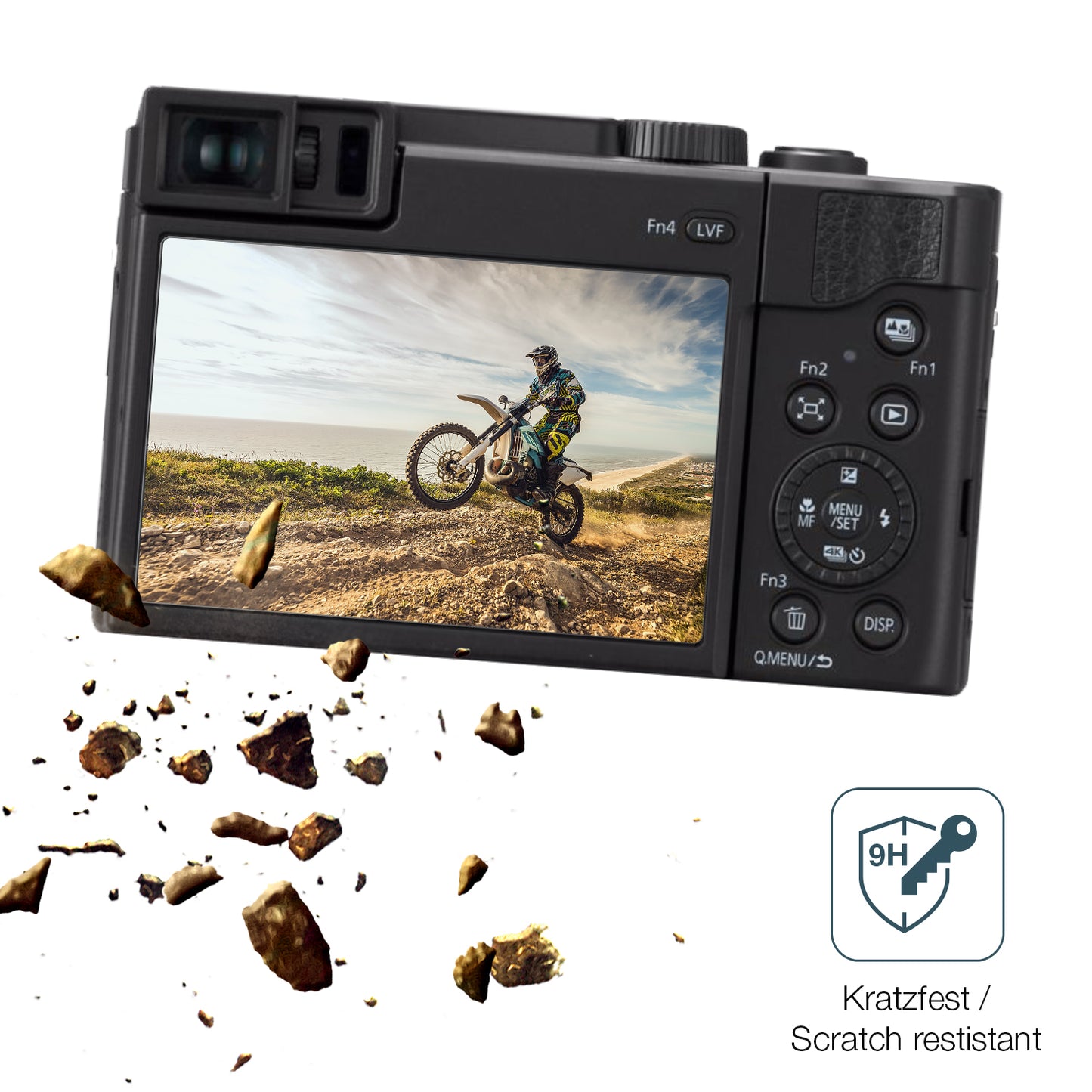 dipos Displayschutz für Nikon Z6 III, mattierte Oberfläche, robuste Festigkeit und perfekte Passform