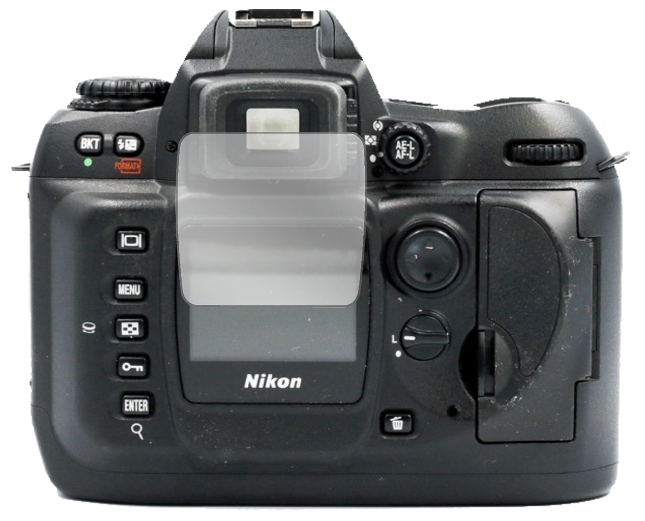 5x Schutzfolie klar für Nikon D100 Display-Schutzfolie