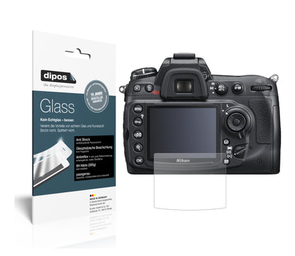 Matte Displayschutzfolie von dipos passend für Nikon D300S, 9H kratzfest und blasenfrei montiert