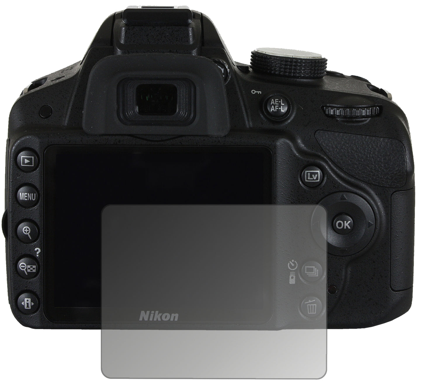 Blickschutzfolie für Nikon D3200 matt Schutzfolie Privacy