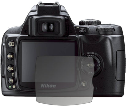 Blickschutzfolie von dipos passend für Nikon D40x, präziser Zuschnitt und blasenfrei montiert