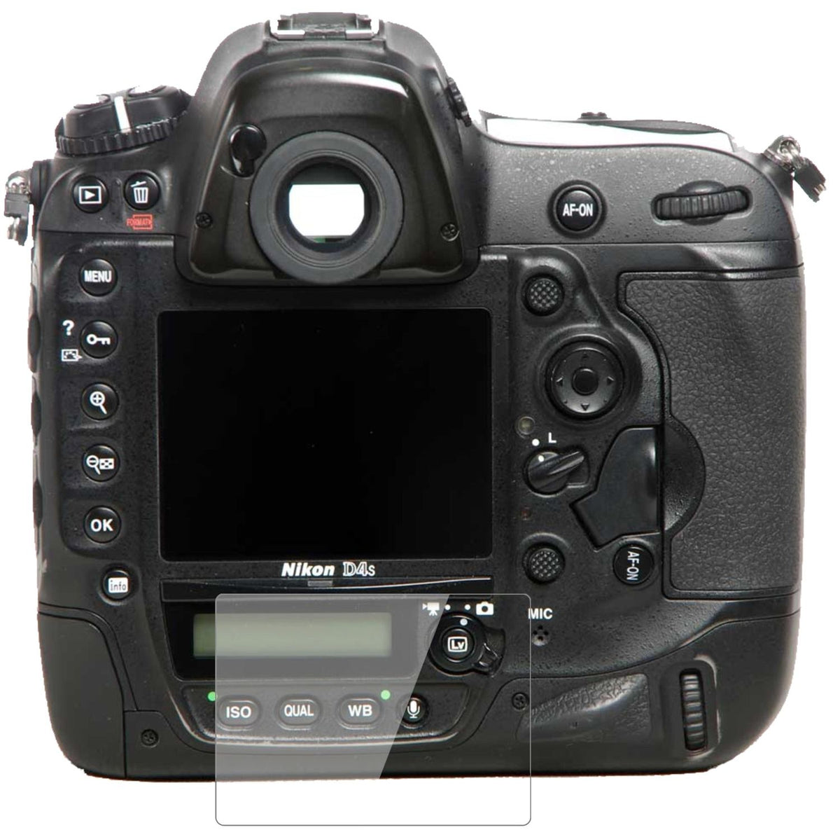 2x 9H Clear Screen Protector for Nikon D4s – Shatterproof, Crystal Clear | dipos