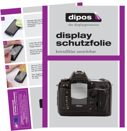 2x Screen Protector for Nikon D70 Protection Crystal Clear dipos