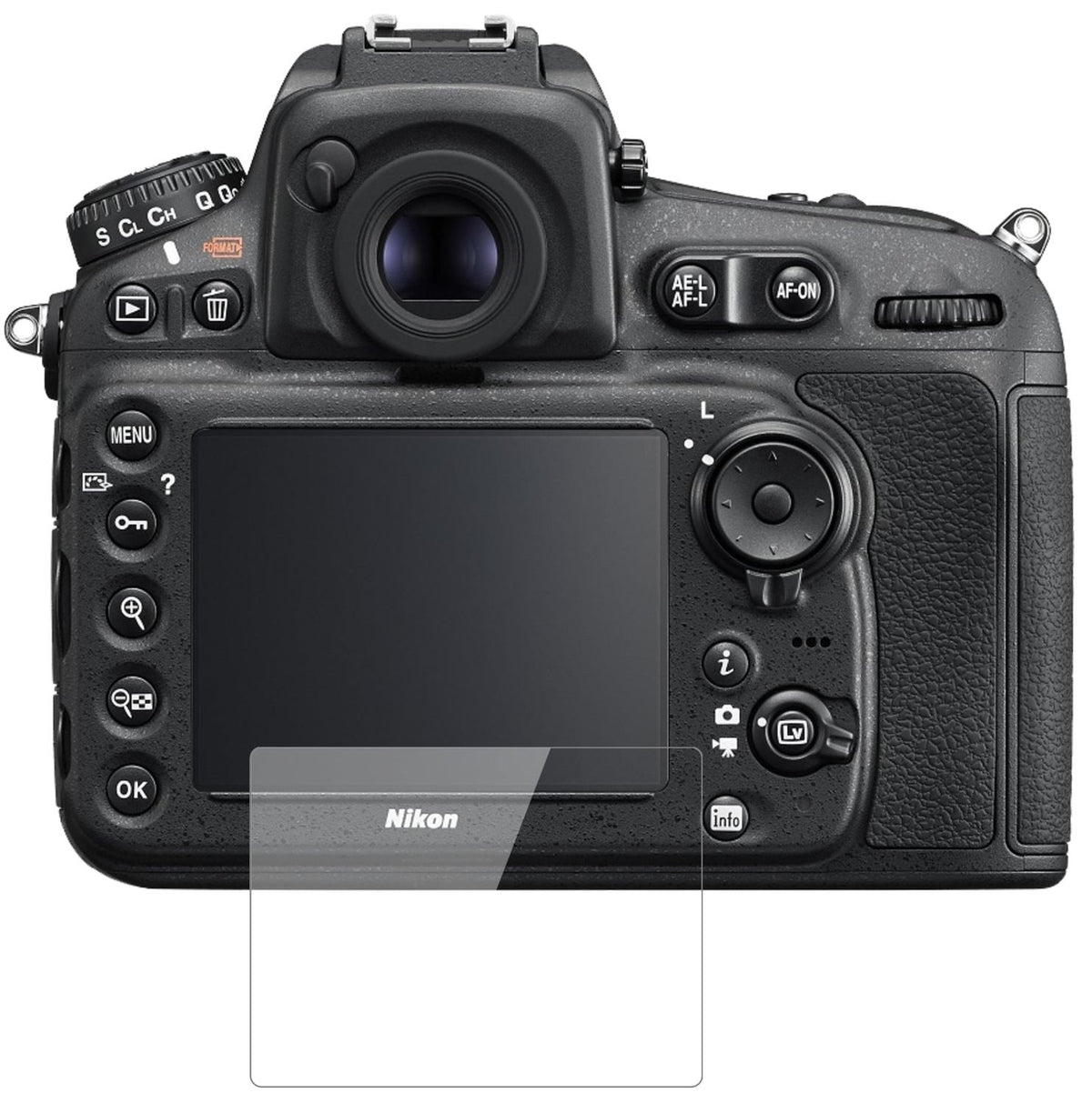 2x 9H Clear Screen Protector for Nikon D810A – Shatterproof, Crystal Clear | dipos