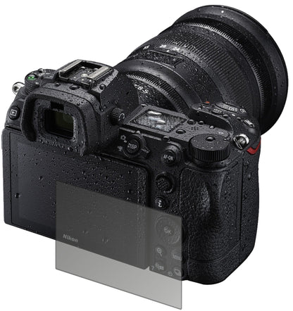 Blickschutzfolie von dipos passend für Nikon Z 6II, präziser Zuschnitt und blasenfrei montiert