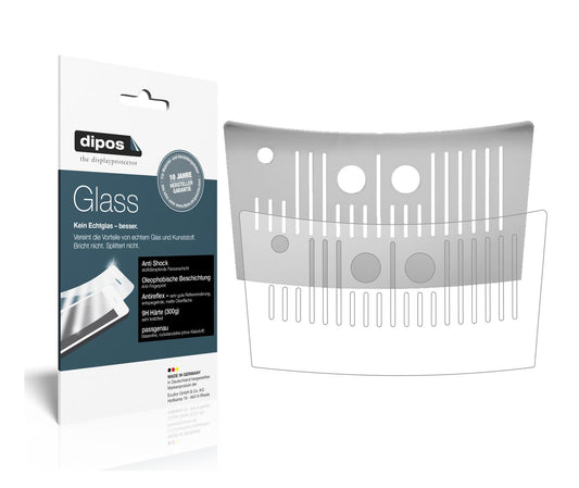 Screen Protector for NIVONA NICR 626 Drip tray matte Flexible Glass 9H dipos