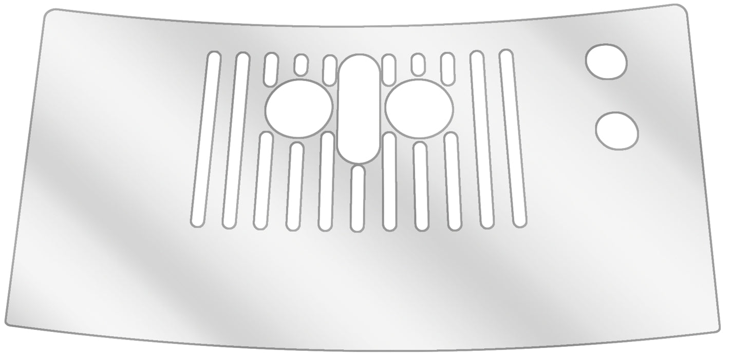 dipos Displayschutz für NIVONA NICR 767 Tropfblech, transparente Oberfläche, geringe Dicke und perfekte Passform