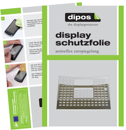 Matte Displayschutzfolie von dipos passend für NIVONA NICR 848 Tropfblech, präziser Zuschnitt und blasenfrei montiert