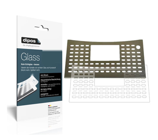 2x Screen Protector for NIVONA NICR 848 Drip tray matte Flexible Glass 9H dipos