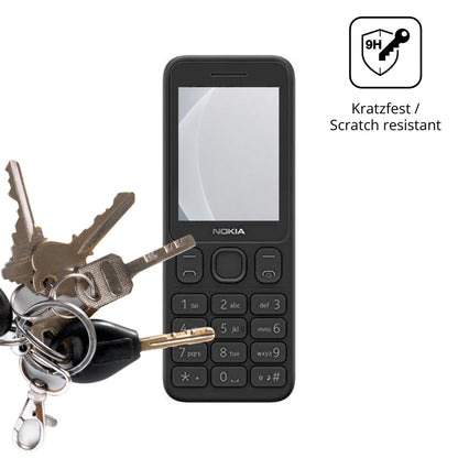 dipos Displayschutz für Nokia 125, mattierte Oberfläche, robuste Festigkeit und perfekte Passform