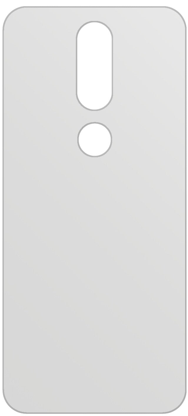 dipos Displayschutz für Nokia 4.2 Rückseite, mattierte Oberfläche, geringe Dicke und perfekte Passform