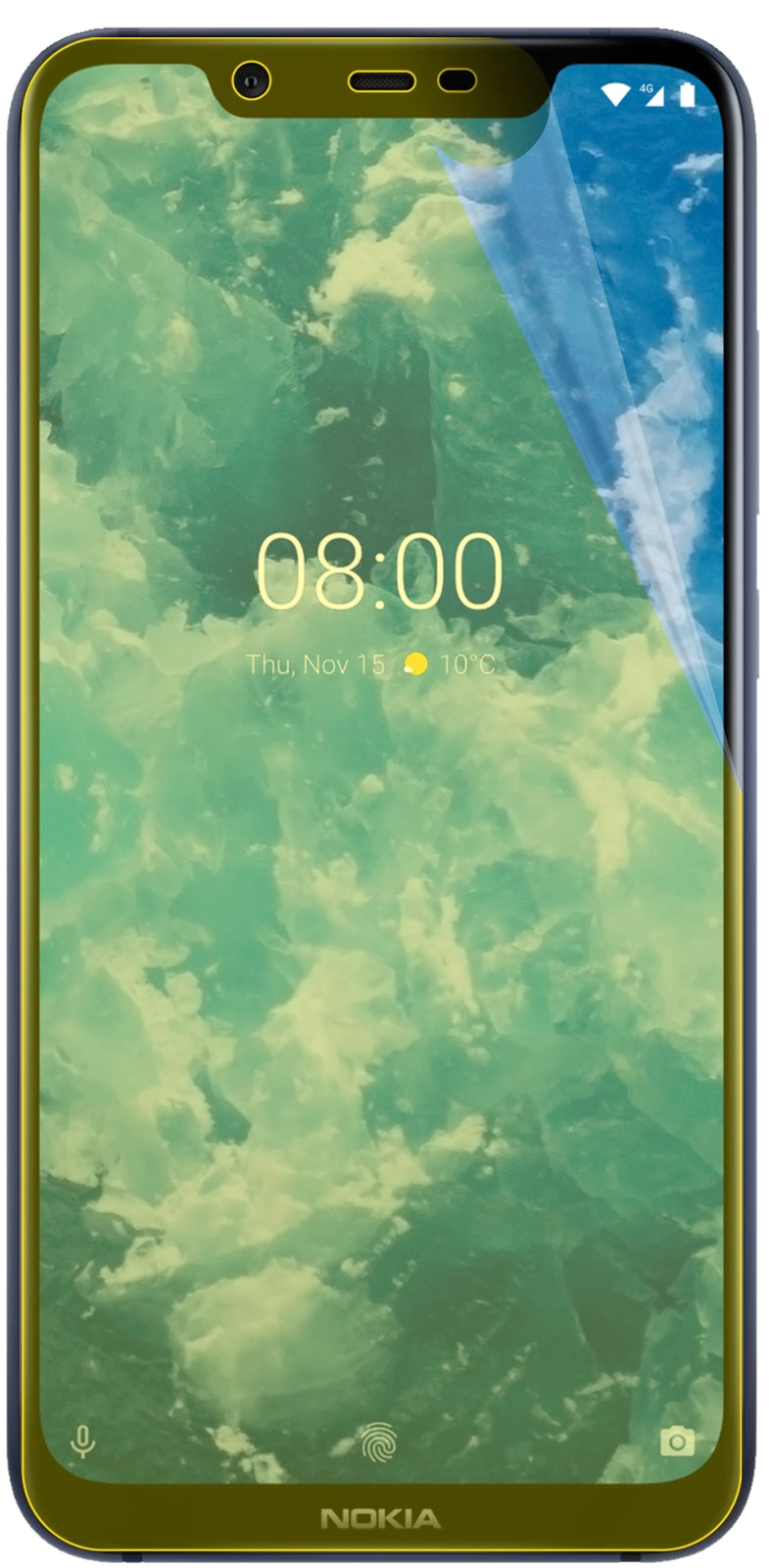 dipos Displayschutz für Nokia 46030, transparente Oberfläche, geringe Dicke und perfekte Passform