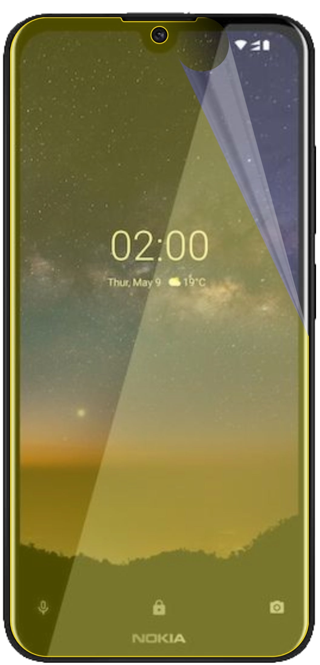 dipos Displayschutz für Nokia 46055, transparente Oberfläche, geringe Dicke und perfekte Passform