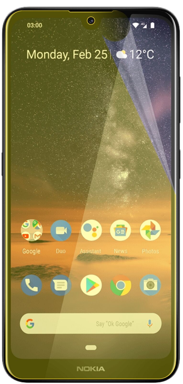 dipos Displayschutz für Nokia 46056, transparente Oberfläche, geringe Dicke und perfekte Passform