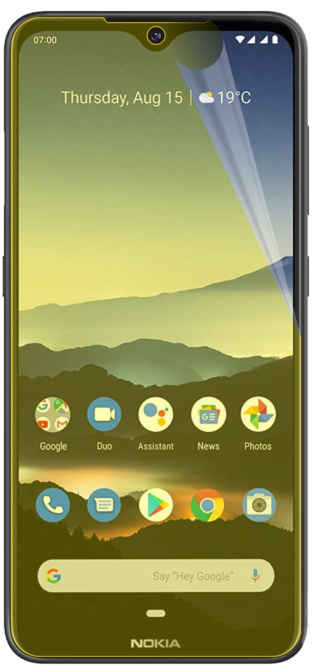 dipos Displayschutz für Nokia 46060, transparente Oberfläche, geringe Dicke und perfekte Passform