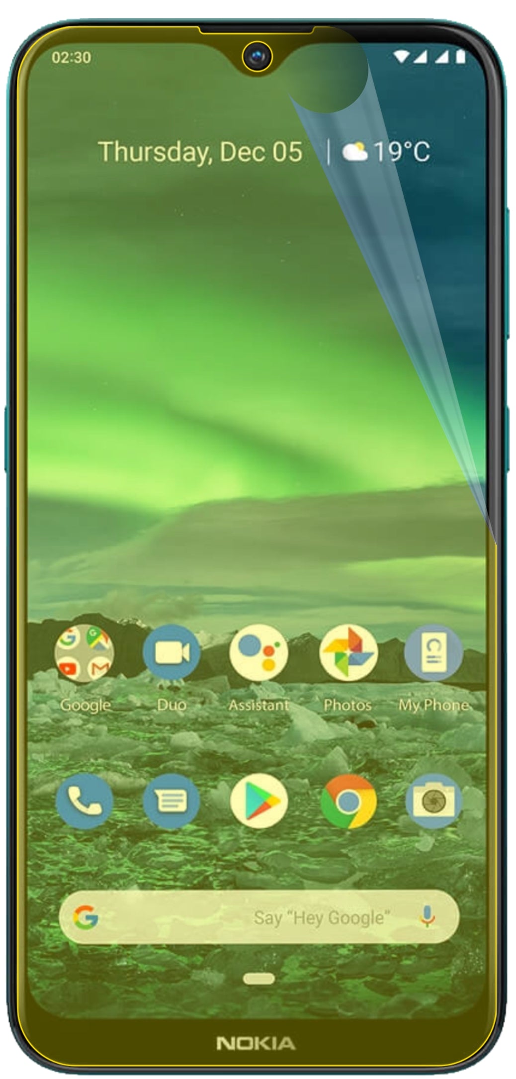 dipos Displayschutz für Nokia 46083, transparente Oberfläche, geringe Dicke und perfekte Passform