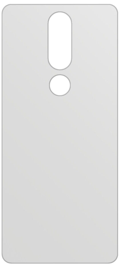 dipos Displayschutz für Nokia 5.1 Plus Rückseite, mattierte Oberfläche, geringe Dicke und perfekte Passform