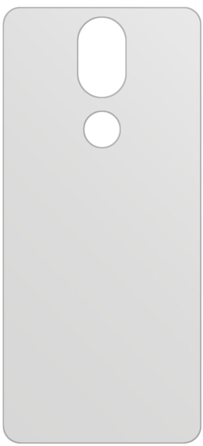 dipos Displayschutz für Nokia 8.1 Rückseite, mattierte Oberfläche, geringe Dicke und perfekte Passform