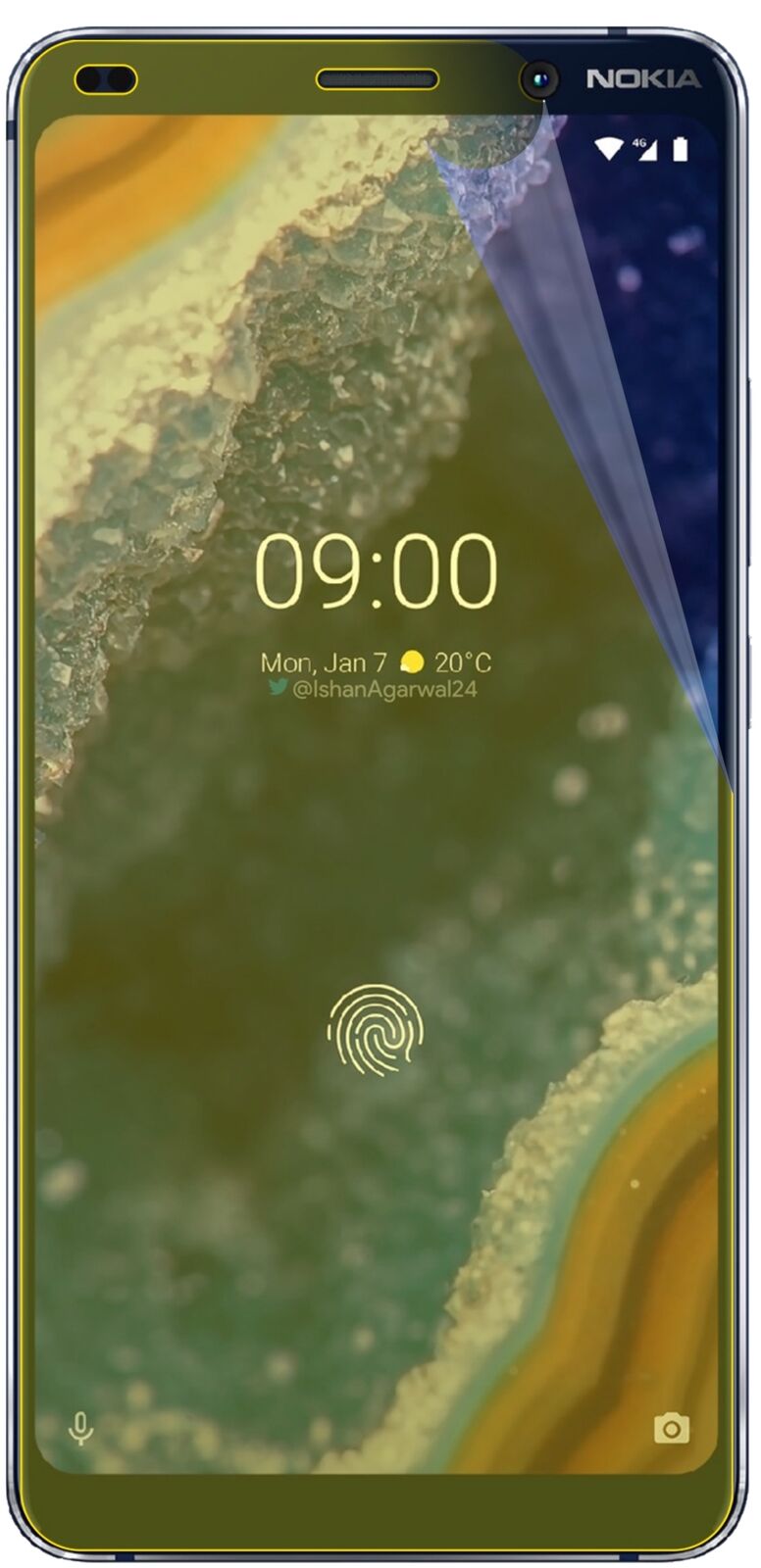 dipos Displayschutz für Nokia 9 PureView, transparente Oberfläche, geringe Dicke und perfekte Passform