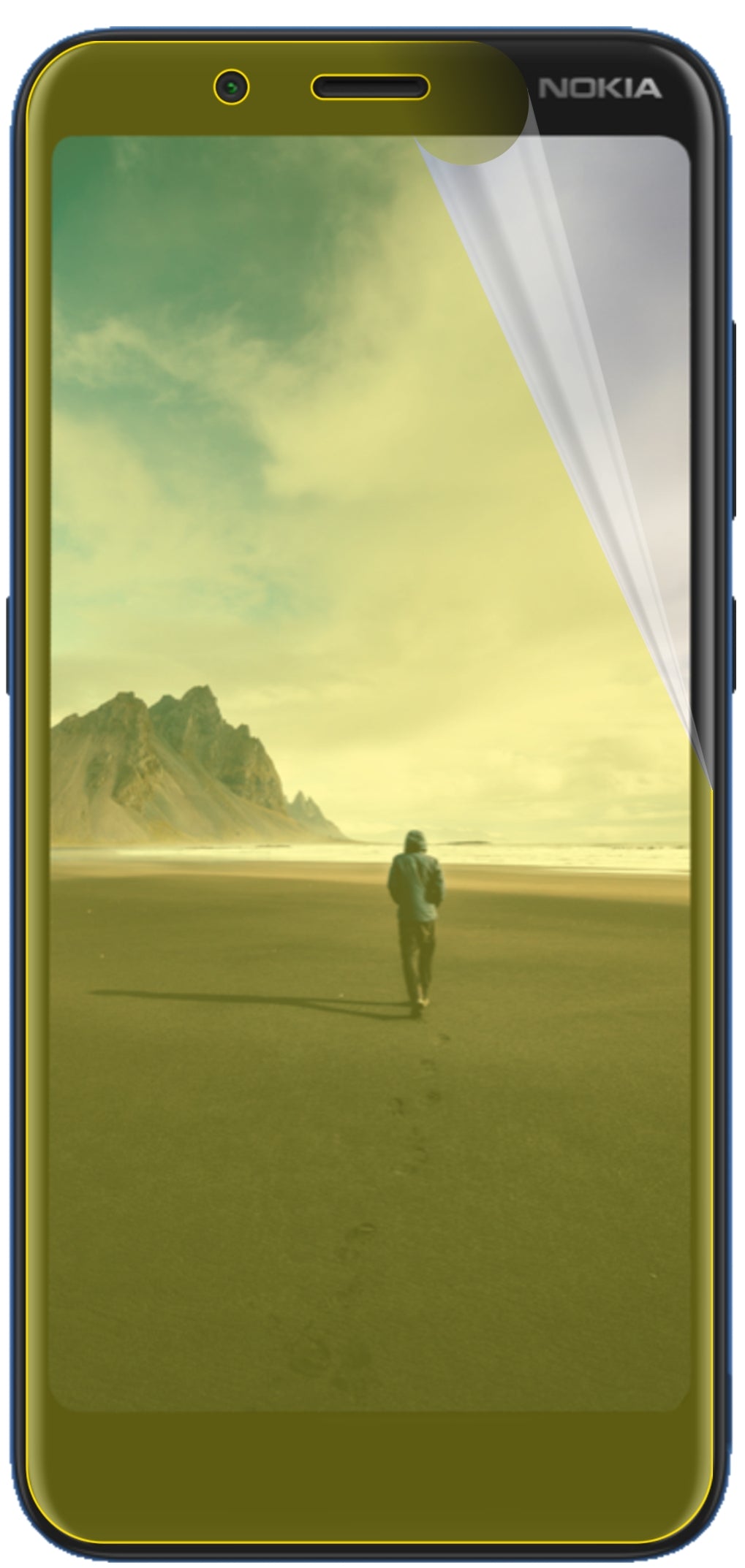 dipos Displayschutz für Nokia C2 Tava, transparente Oberfläche, geringe Dicke und perfekte Passform