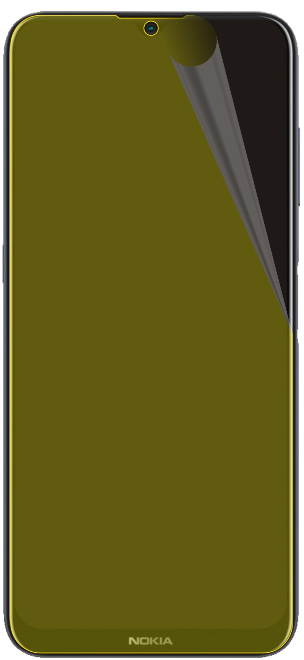dipos Displayschutz für Nokia G10, transparente Oberfläche, geringe Dicke und perfekte Passform