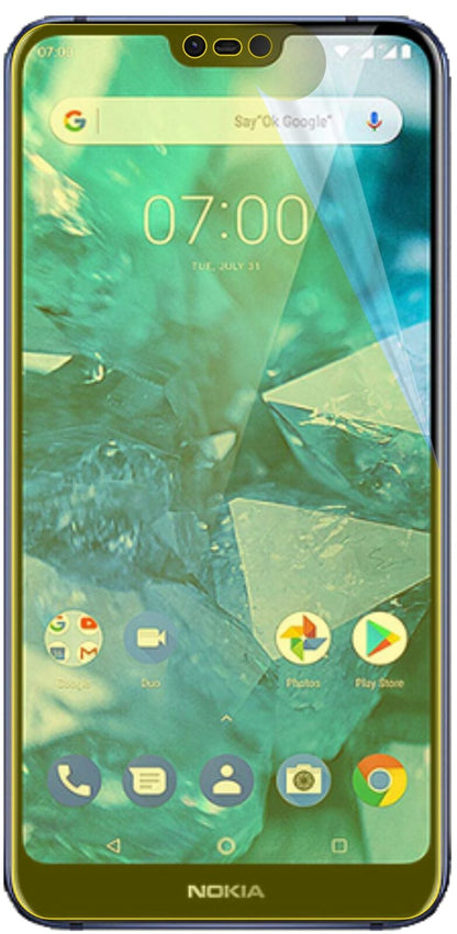 dipos Displayschutz für Nokia 7.1 Plus, transparente Oberfläche, geringe Dicke und perfekte Passform