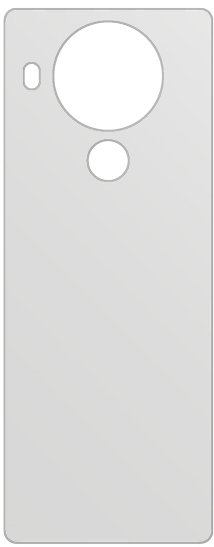 dipos Displayschutz für Nokia 5.4 Rückseite, mattierte Oberfläche, geringe Dicke und perfekte Passform