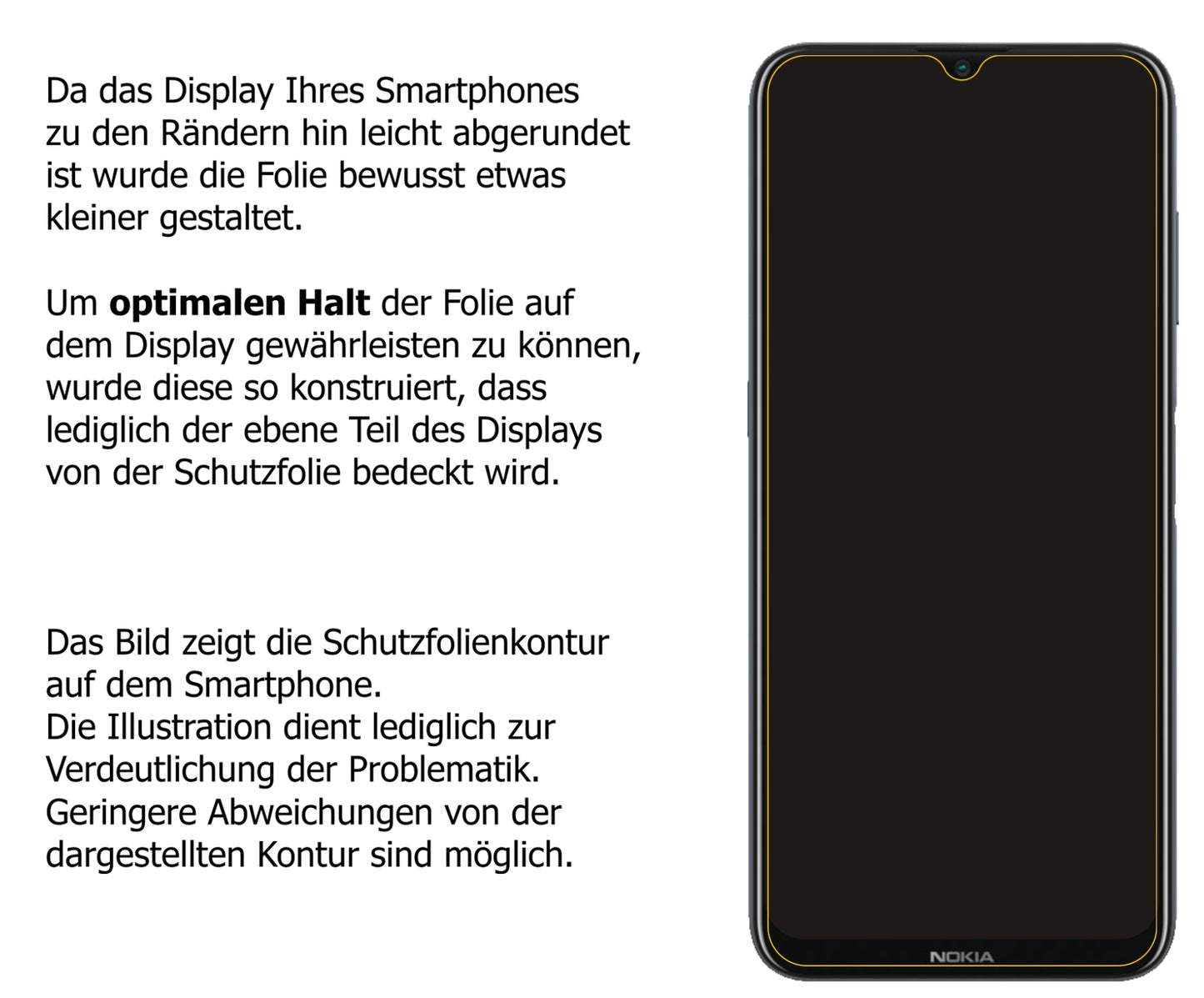 1x 9H Schutzfolie matt für Nokia G20 Panzerfolie