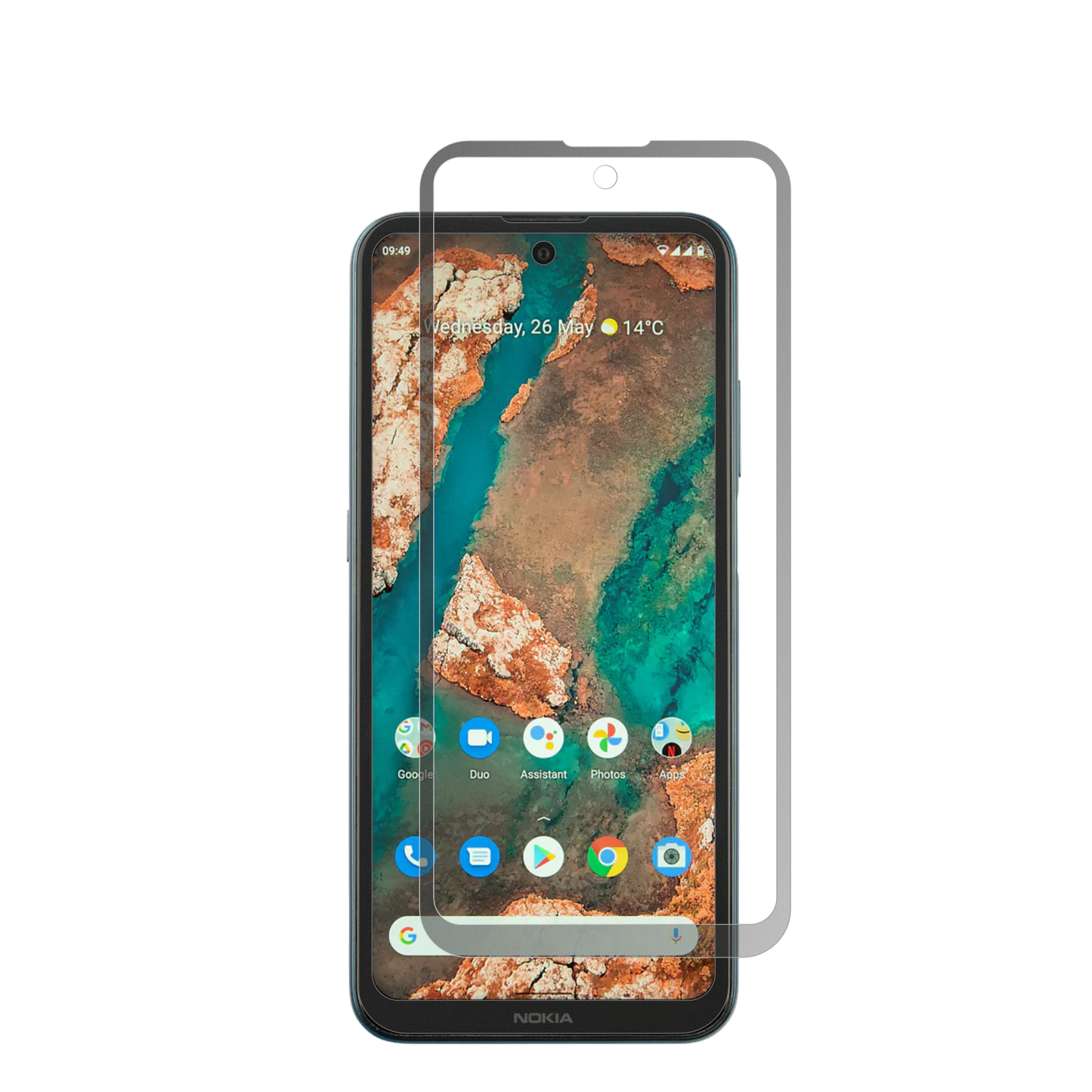 Full Cover Privacy Blickschutzfolie für Nokia X20