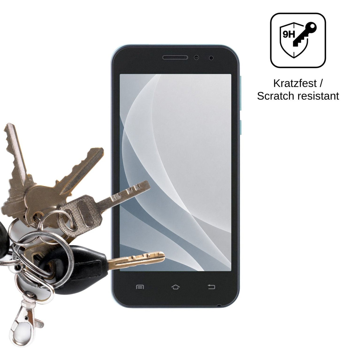 2x Screen Protector for Nomi i451 Twist matte Flexible Glass 9H dipos