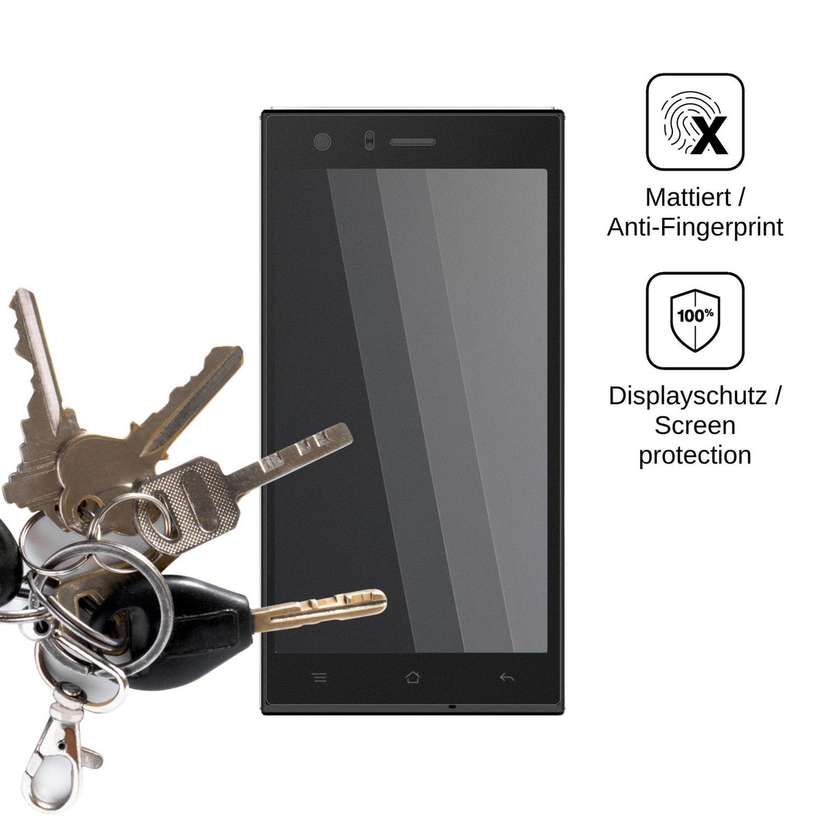 Screen Protector for Nomi i500 Sprint Privacy Filter 4-Way Protection dipos
