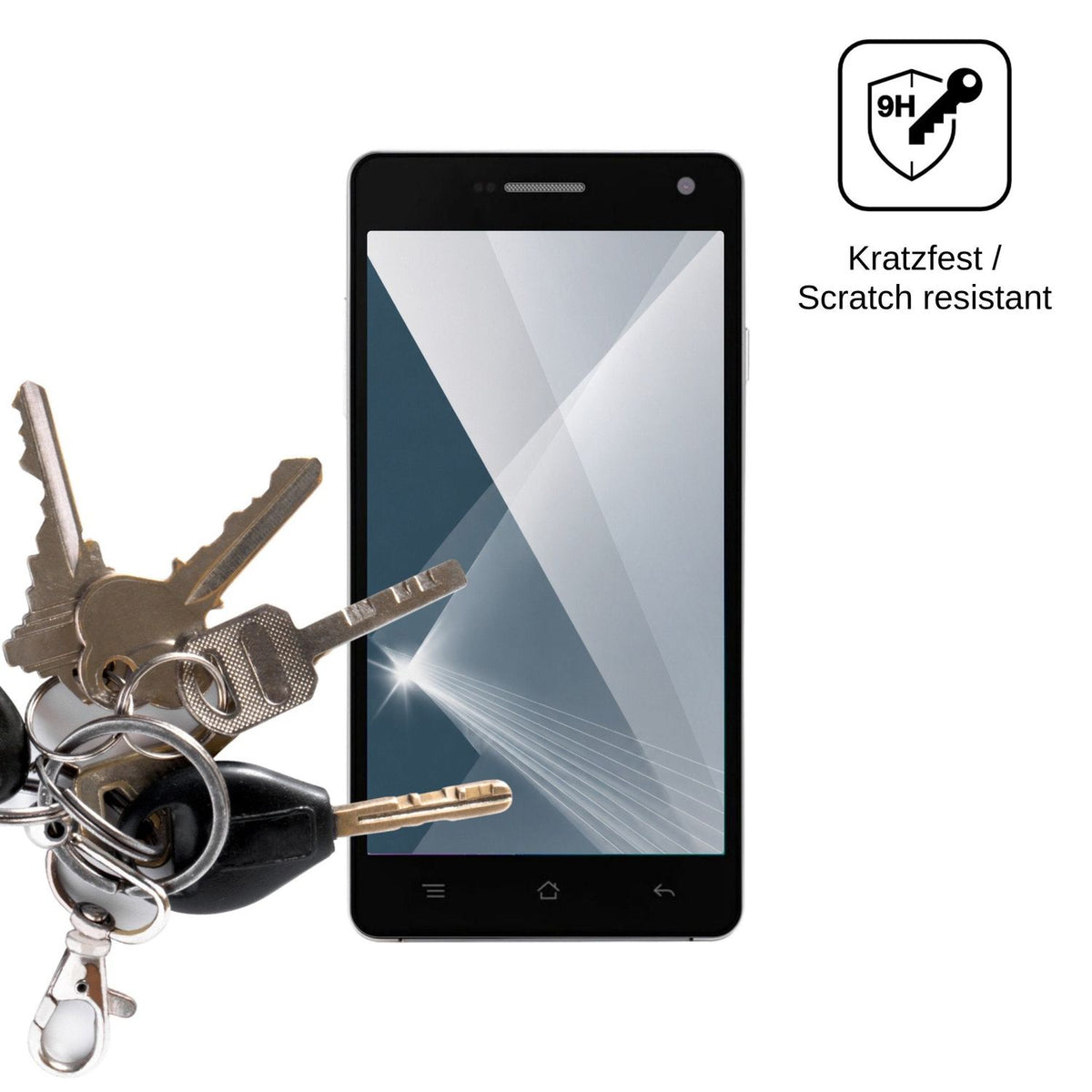 2x Screen Protector for Nomi i501 Style Flexible Glass 9H dipos